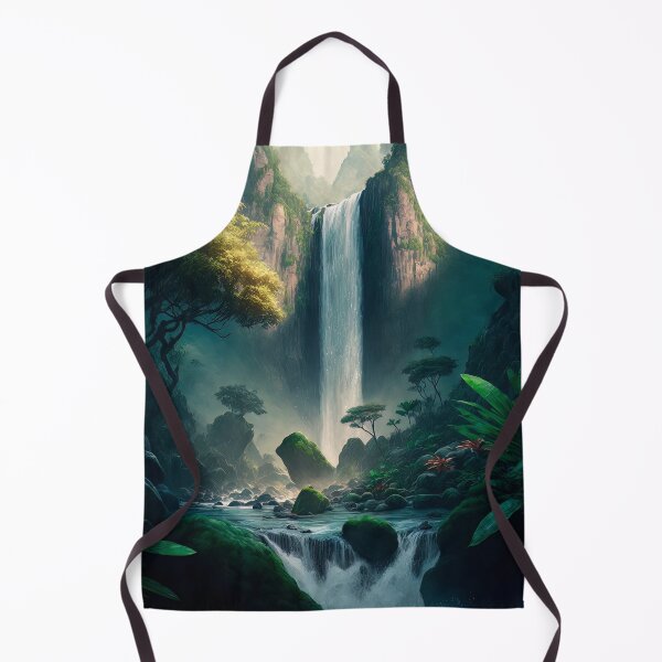 Item preview, Beautiful waterfall #431 designed and sold by AI-Dreamshop.