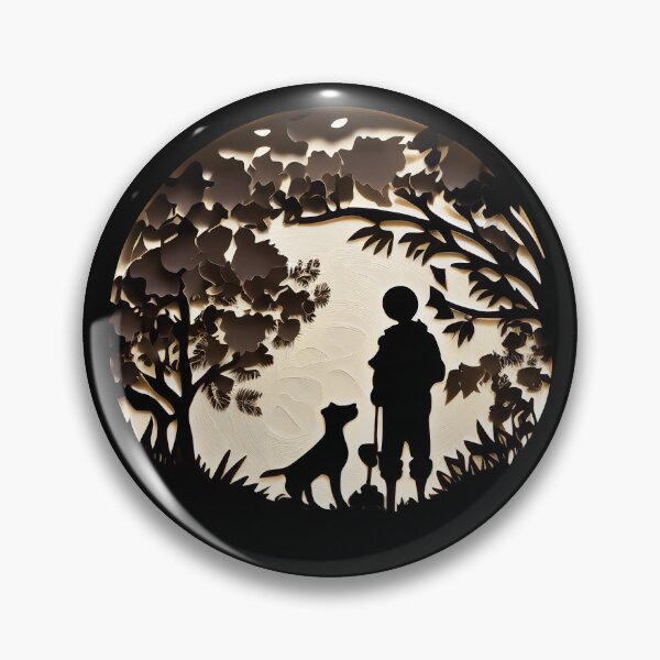 Item preview, Boy and his Dog - The Cut-Out Collection designed and sold by FiveIntentions.