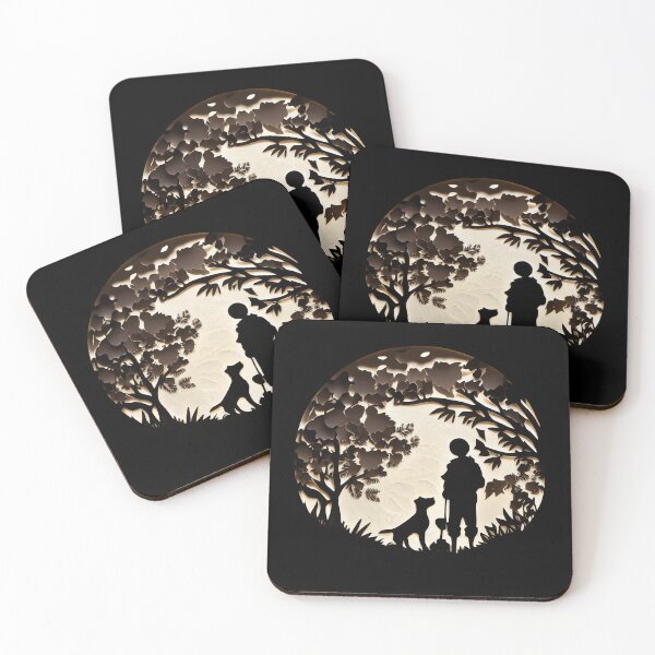 Item preview, Boy and his Dog - The Cut-Out Collection designed and sold by FiveIntentions.