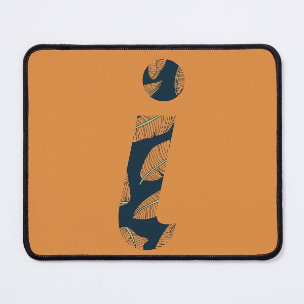 Item preview, Leaf/Feather Pattern Letter I Monogram designed and sold by Gumblebee Design.