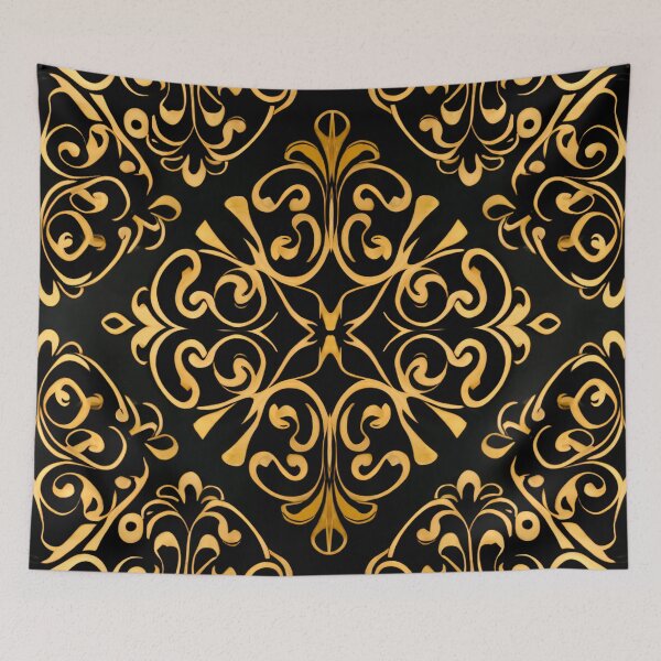 Item preview, Gold Baroco designed and sold by ArtMadeByAI.