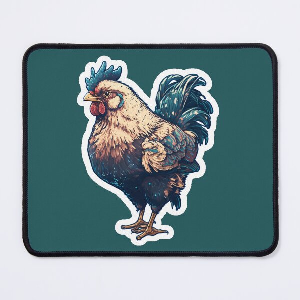 Item preview, Farm Décor - Chicken Blue designed and sold by afrank84.