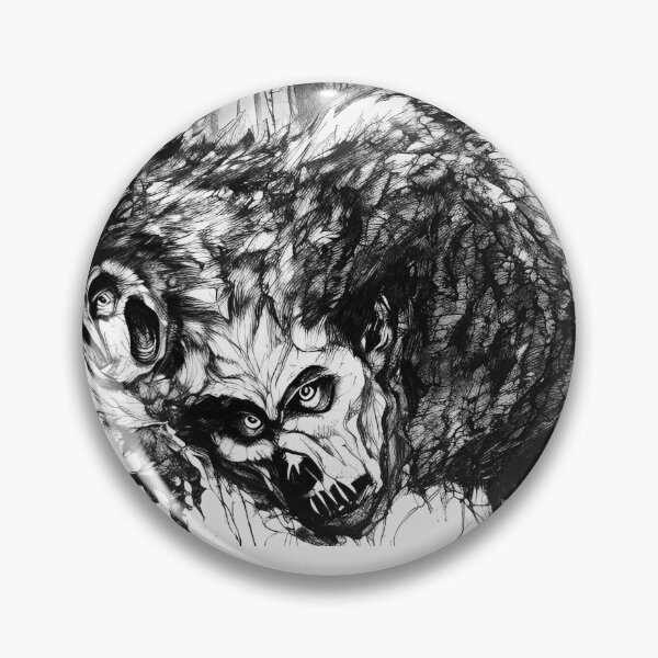 Item preview, Beware the werewolves - evil human wolves that shape shift at the full moons wishes designed and sold by StedeBonnet.