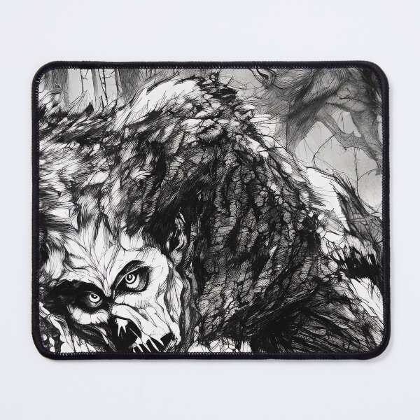 Item preview, Beware the werewolves - evil human wolves that shape shift at the full moons wishes designed and sold by StedeBonnet.