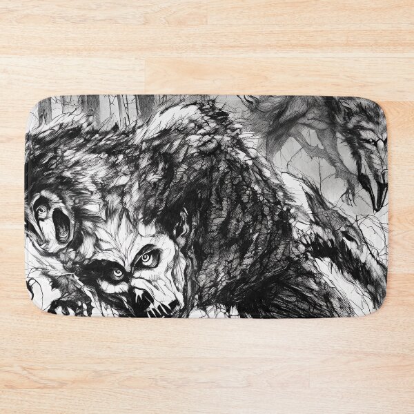 Item preview, Beware the werewolves - evil human wolves that shape shift at the full moons wishes designed and sold by StedeBonnet.
