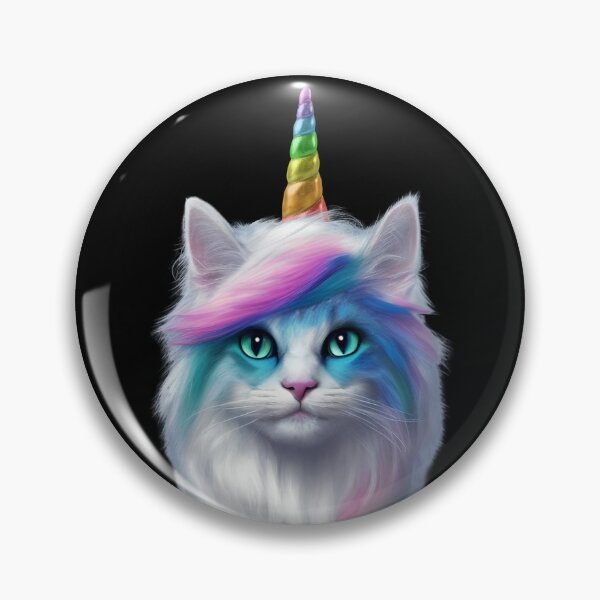 Item preview, Caticorn, cat as a unicorn in rainbow colors designed and sold by Studio by CH.