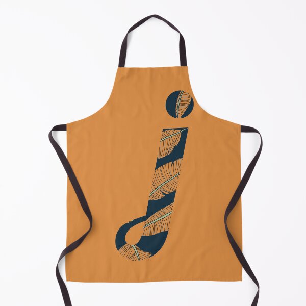 Item preview, Leaf/Feather Pattern Letter J Monogram designed and sold by Gumblebee Design.