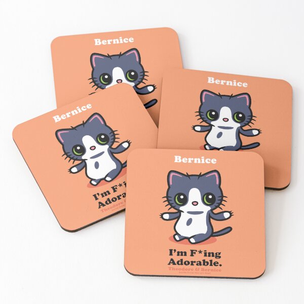 Item preview, Bernice the Cat:  I'm f*ing Adorable. designed and sold by Kevin Jakubowski.