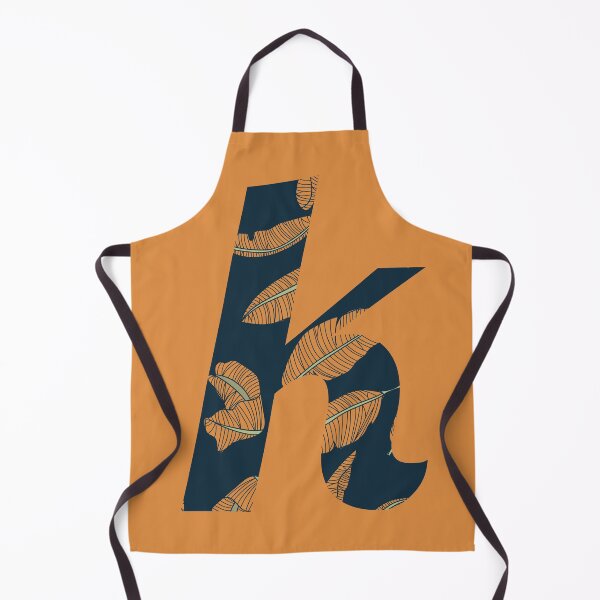 Item preview, Leaf/Feather Pattern Letter K Monogram designed and sold by Gumblebee Design.