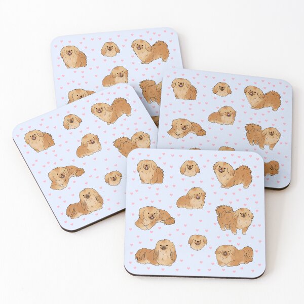 Item preview, Pekingese cute dog illustration pattern  designed and sold by Yarafantasyart.
