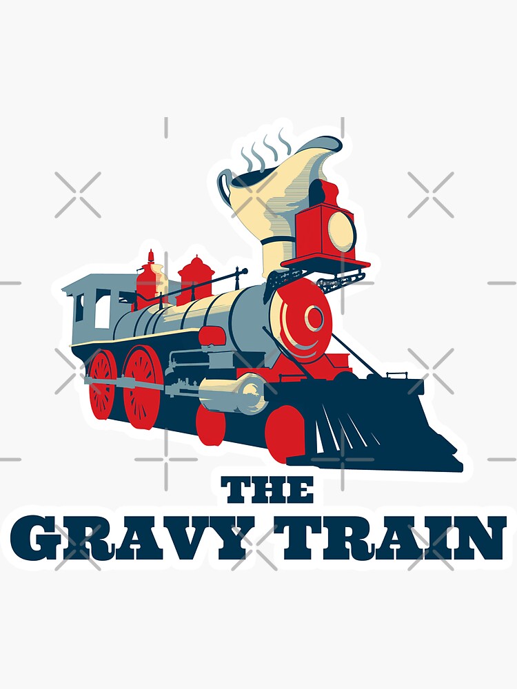 Gravy Train Thanksgiving Funny | Sticker