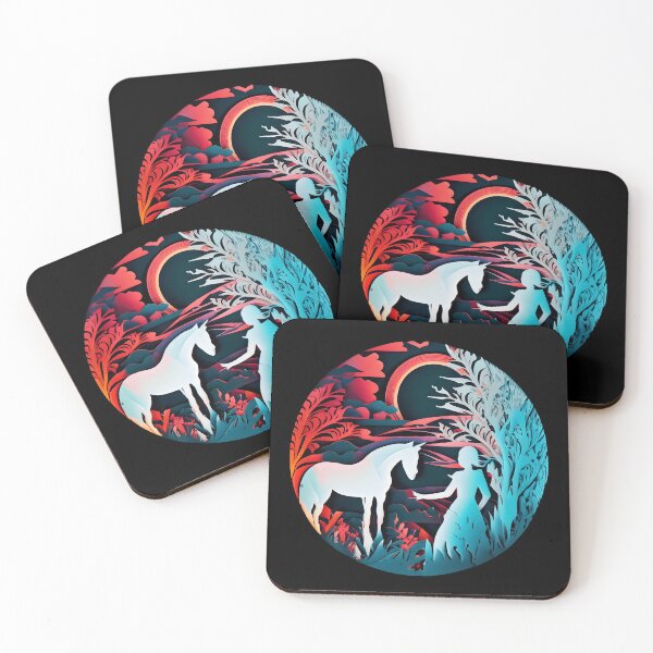 Item preview, Horse and Friend - The Cut-Out Collection designed and sold by FiveIntentions.