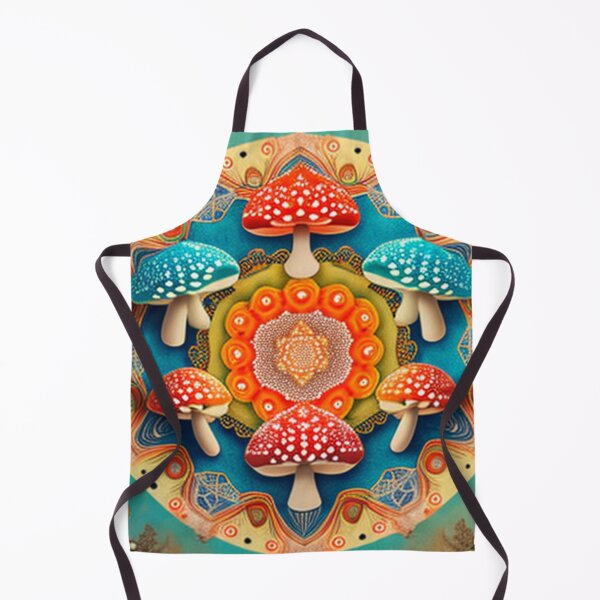 Item preview, CottageCore Toad stool Mandala designed and sold by Zovermind.