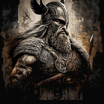 Scandinavian God - Odin Art Board Print for Sale by MyFavorTee