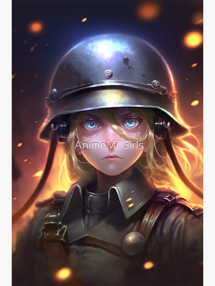 Anime Soldier Girl Infantry