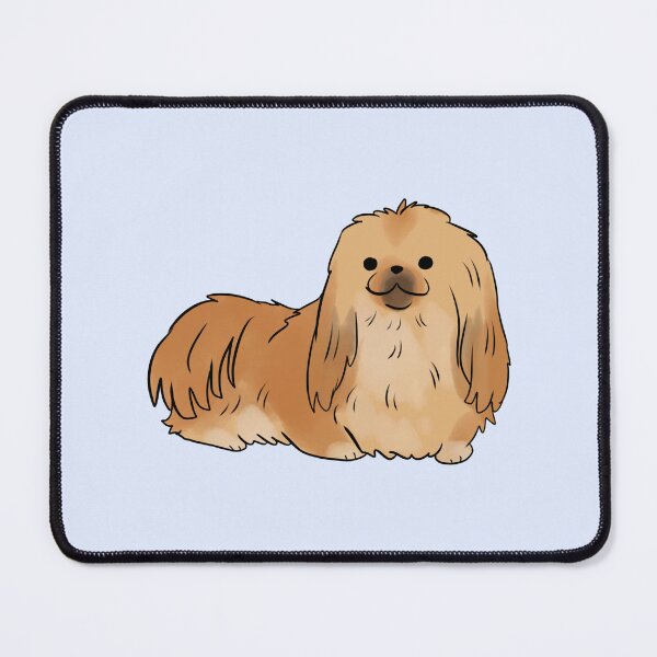 Item preview, Pekingese cute dog illustration designed and sold by Yarafantasyart.