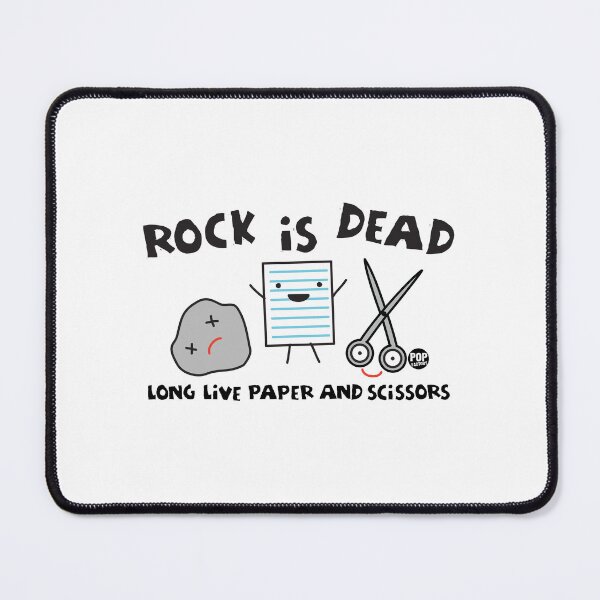 Item preview, Rock Is Dead Long Live Paper And Scissors designed and sold by TODD GOLDMAN.