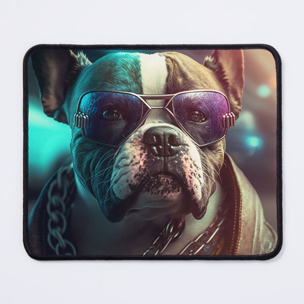 Item preview, Pitbull in Shades and chains - swag designed and sold by BIBIHOX.