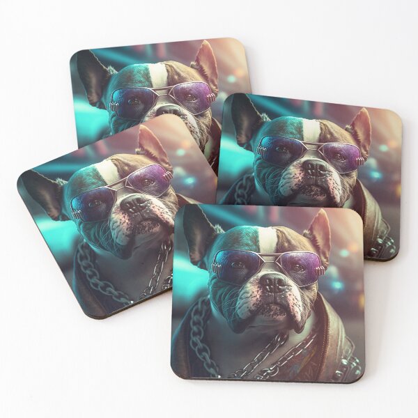 Item preview, Pitbull in Shades and chains - swag designed and sold by BIBIHOX.