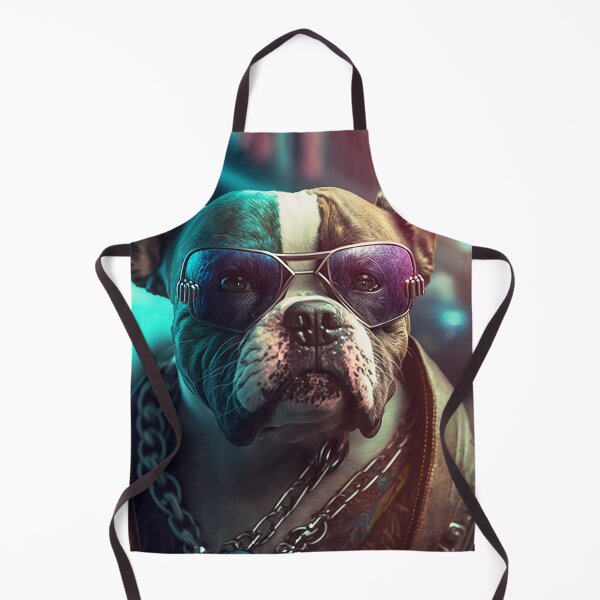 Item preview, Pitbull in Shades and chains - swag designed and sold by BIBIHOX.