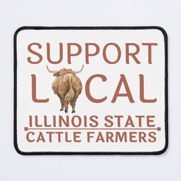 Item preview, Support local Illinois State Cattle Farmers designed and sold by FarmsteadAcers.