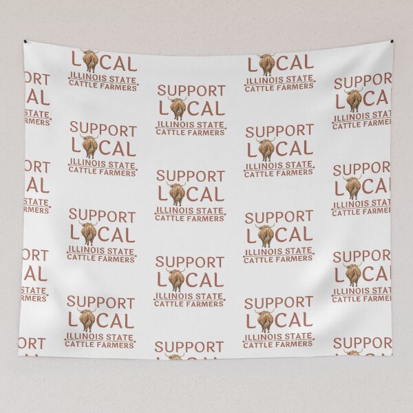 Item preview, Support local Illinois State Cattle Farmers designed and sold by FarmsteadAcers.