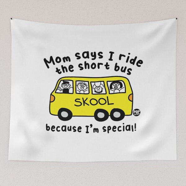 Item preview, Mom Says I Ride The Short Bus designed and sold by TODD GOLDMAN.