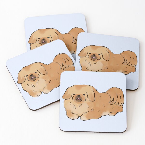 Item preview, Pekingese cute dog illustration  designed and sold by Yarafantasyart.