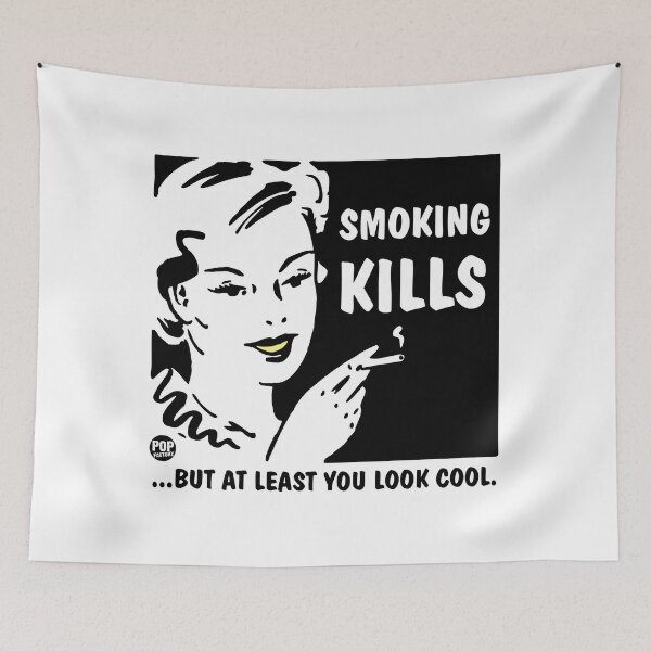 Item preview, Smoking Kills But At Least You Look Cool designed and sold by TODD GOLDMAN.