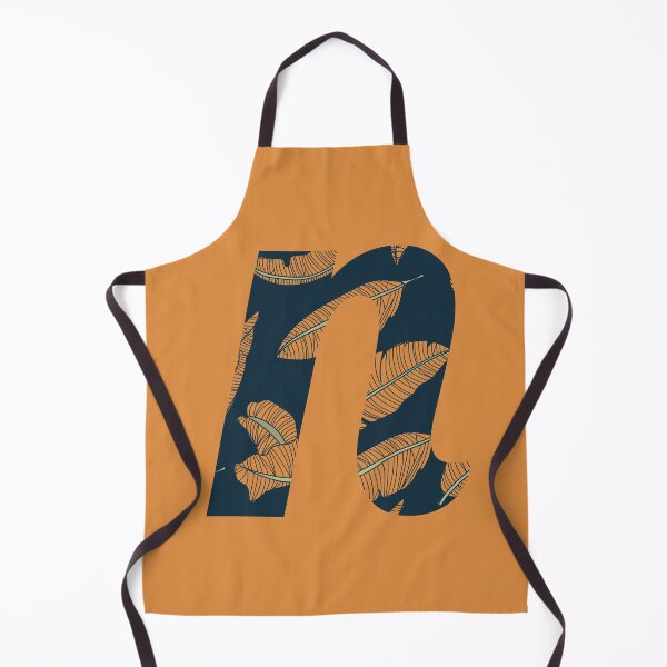Item preview, Leaf/Feather Pattern Letter N Monogram designed and sold by Gumblebee Design.