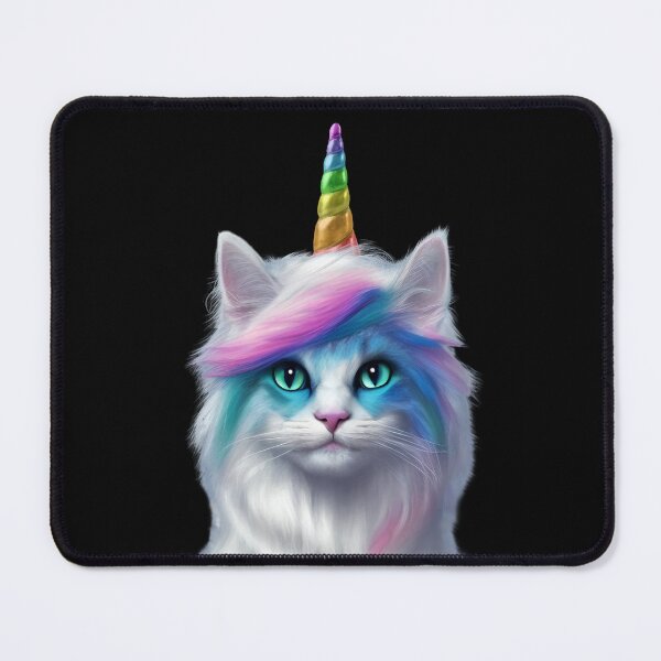 Item preview, Caticorn, cat as a unicorn in rainbow colors designed and sold by Studio by CH.