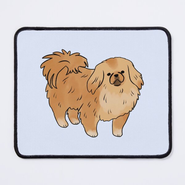 Item preview, Pekingese cute dog illustration designed and sold by Yarafantasyart.
