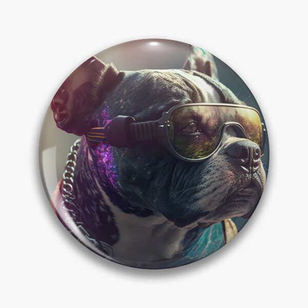 Item preview, Eye-catching Pitbull Wearing Sunglasses designed and sold by BIBIHOX.