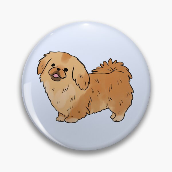 Item preview, Pekingese cute dog illustration  designed and sold by Yarafantasyart.