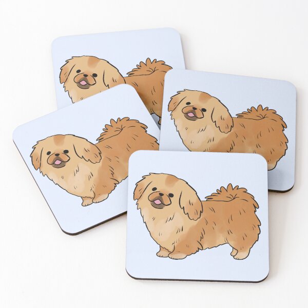Item preview, Pekingese cute dog illustration  designed and sold by Yarafantasyart.