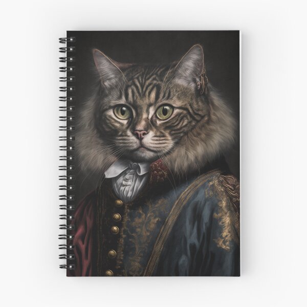 Item preview, Hyper Realistic Cat Portrait Royal Renaissance Animal –  Photorealism Classic Royal Portrait Of A Cat designed and sold by MadeByRobots.