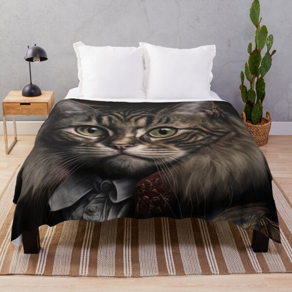 Item preview, Hyper Realistic Cat Portrait Royal Renaissance Animal –  Photorealism Classic Royal Portrait Of A Cat designed and sold by MadeByRobots.