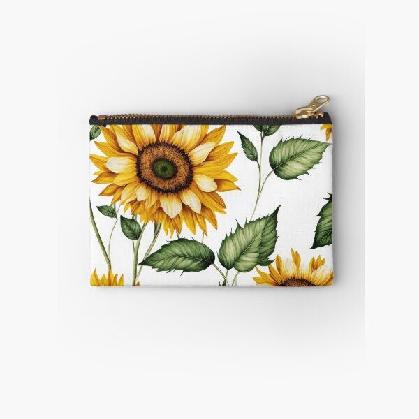 Item preview, Floral Garden Botanical Print with Sunflowers designed and sold by FloralFancy.