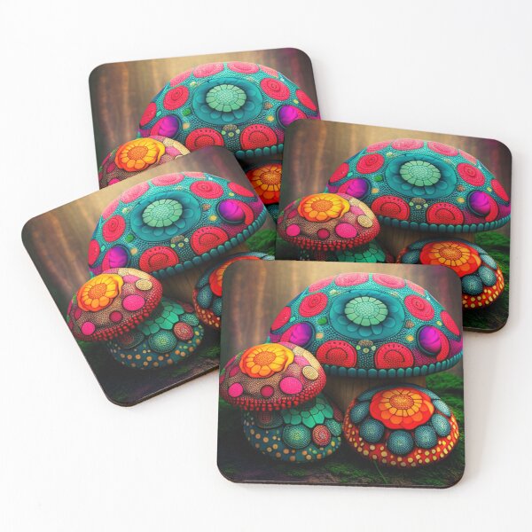 Item preview, CottageCore Toad stool Mandala designed and sold by Zovermind.