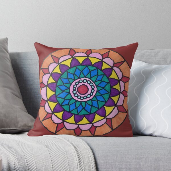 Life in Color Throw Pillow