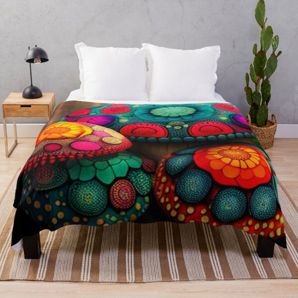 Item preview, CottageCore Toad stool Mandala designed and sold by Zovermind.
