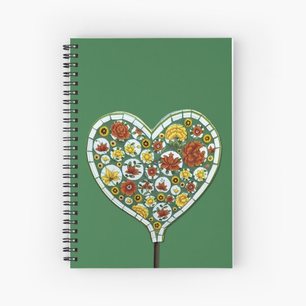 Heart summer day Spiral Notebook