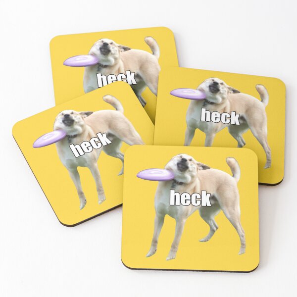 Item preview, Frisbee Doge Heck Dog Meme Doggo Yellow Shiba Labrador Hit in Face designed and sold by fomodesigns.