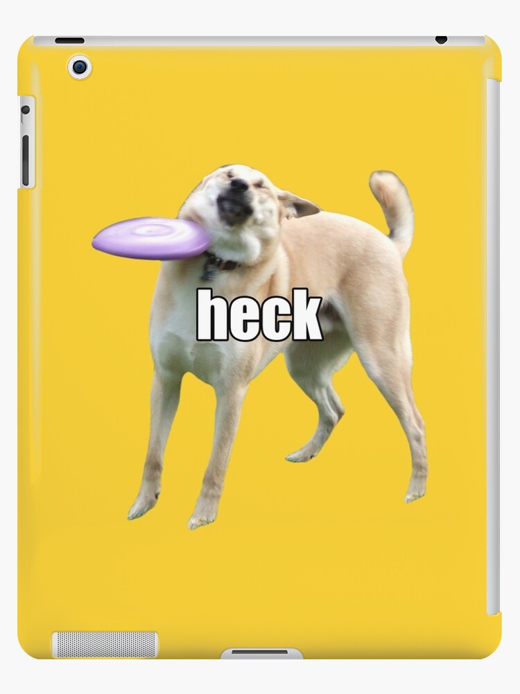 Forskelle gravid synet Frisbee Doge Heck Dog Meme Doggo Yellow Shiba Labrador Hit in Face" iPad  Case & Skin for Sale by fomodesigns | Redbubble