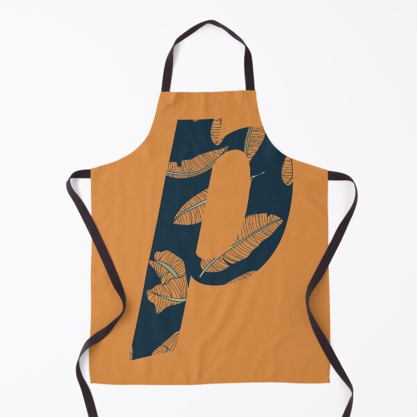 Item preview, Leaf/Feather Pattern Letter P Monogram designed and sold by Gumblebee Design.