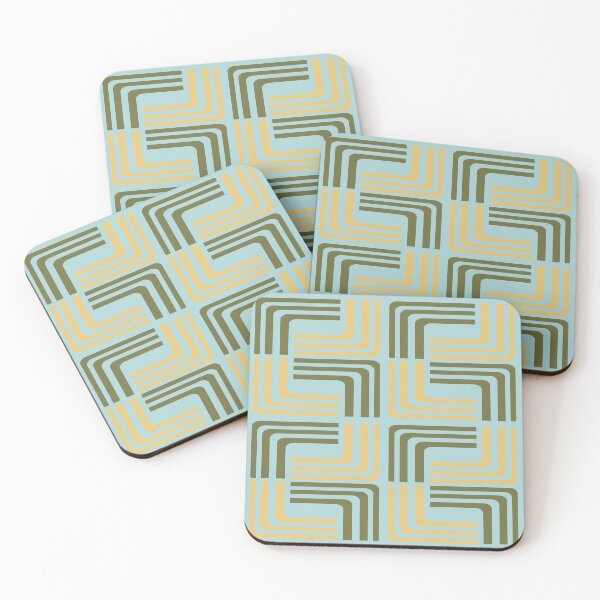Item preview, Retro Lounge Baby Blue Pattern designed and sold by Une Affaire de Filles.