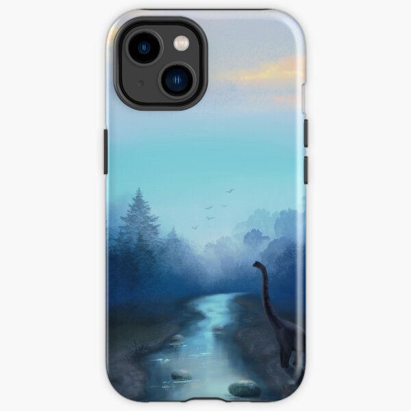 Lonely Brachiosaurus iPhone Tough Case