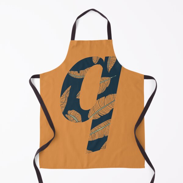 Item preview, Leaf/Feather Pattern Letter Q Monogram designed and sold by Gumblebee Design.