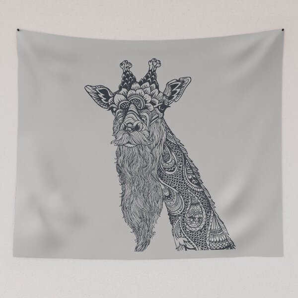 Item preview, Giraffe Movember designed and sold by Huebucket.