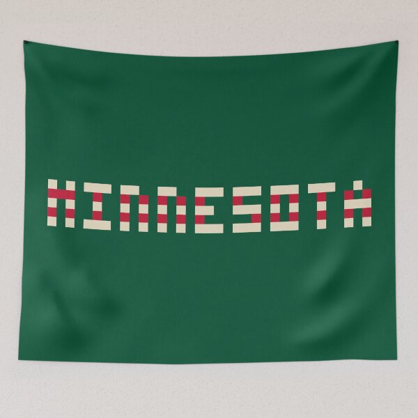 Item preview, Pixel NHL Minnesota in Home Colors designed and sold by gkillerb.